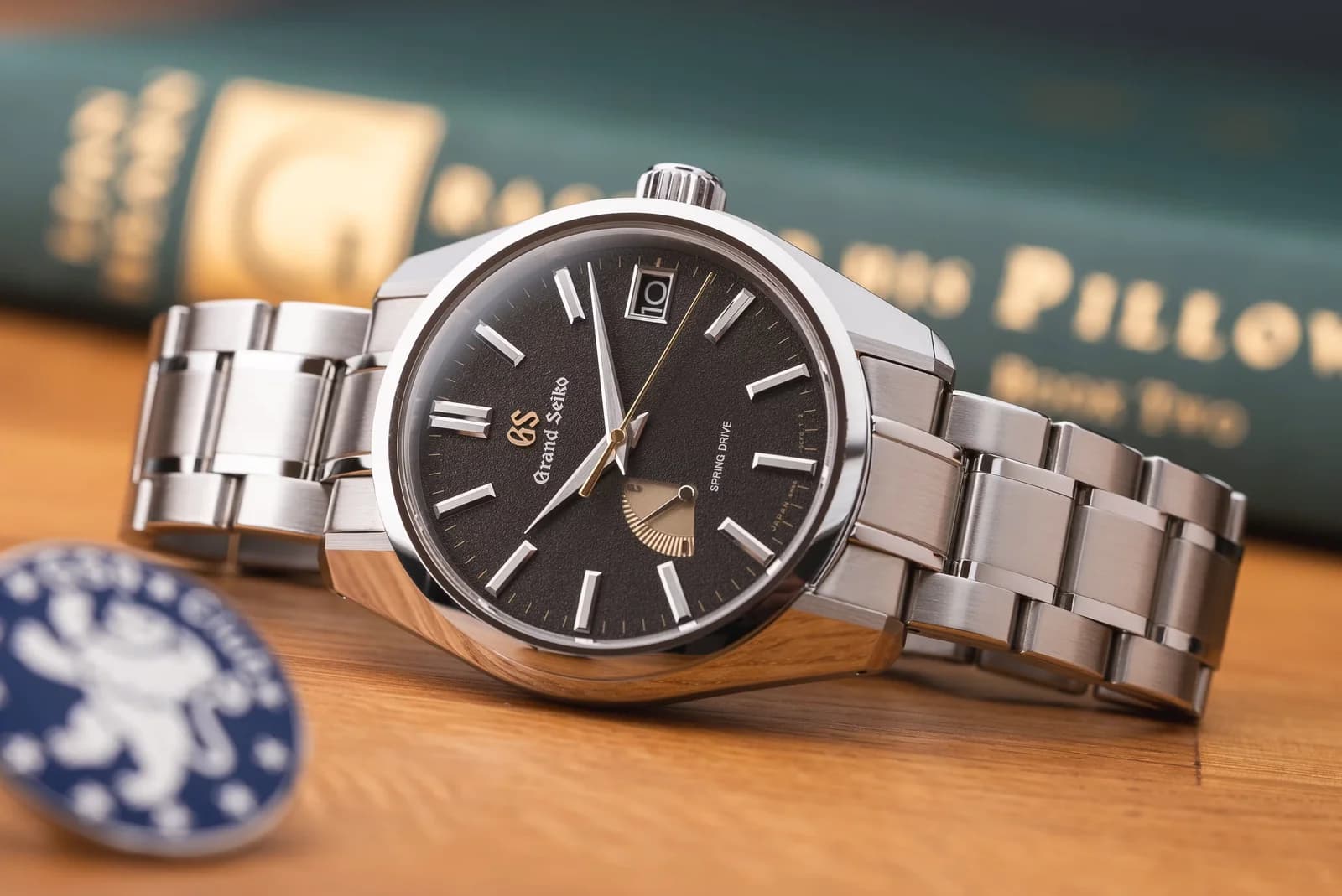 Grand Seiko Heritage Spring Drive SBGA469 grey dial on bracelet