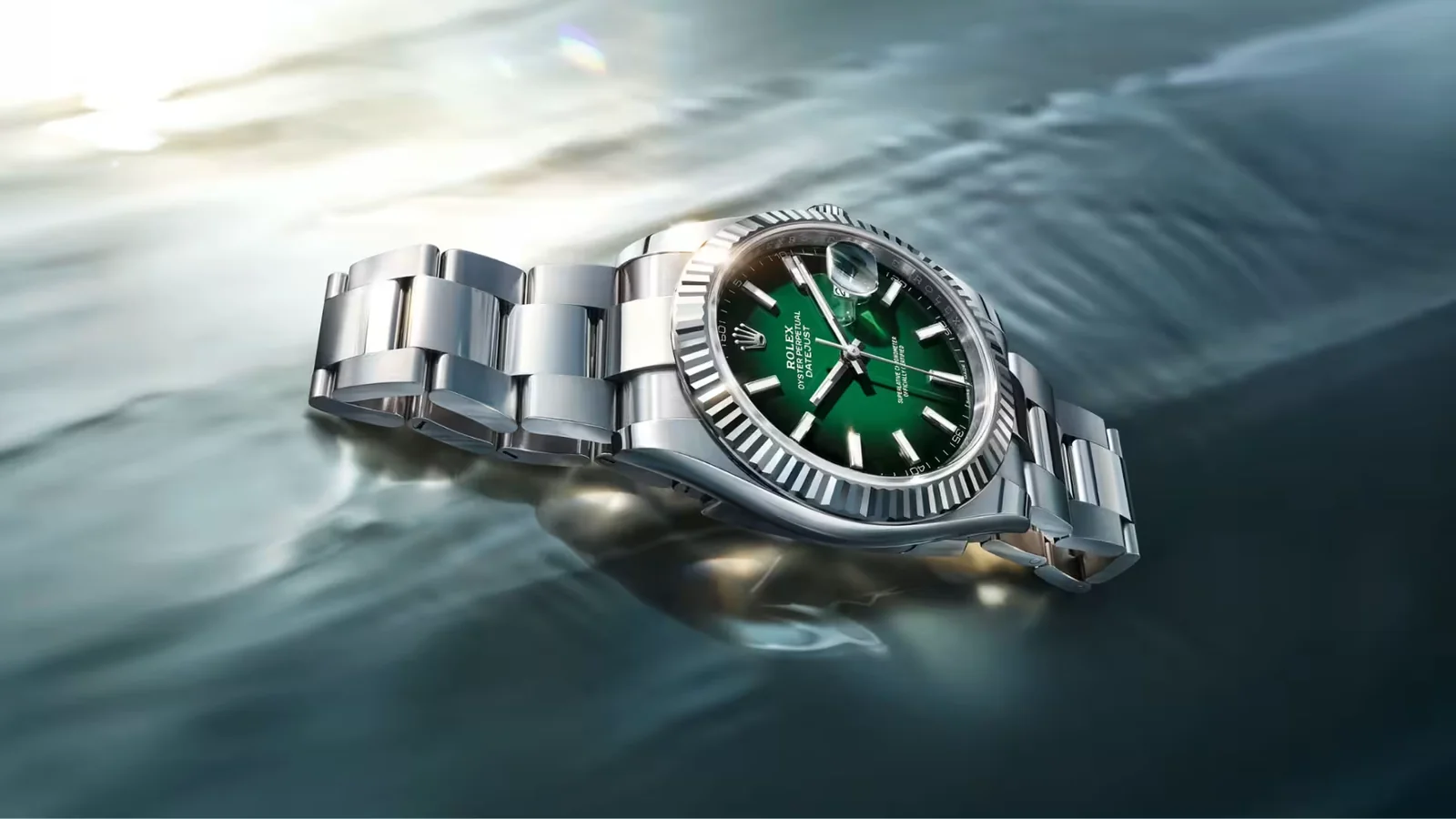Rolex Datejust 41 ref. 126334 with mint green dial